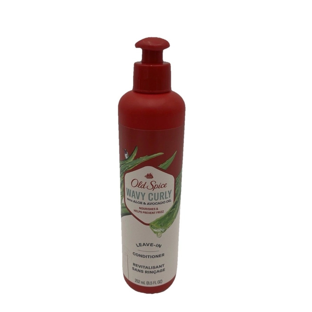 ALOE & AVOCADO OIL Styling Old Spice WAVY CURLY LEAVE-IN HAIR CONDITIONER